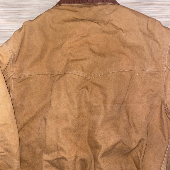 Vintage Carhart RED Quilt Lined Detroit Jacket - Picture 10 of 11